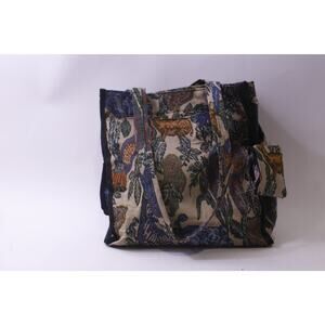 African Animals, Tote Bag, Embroidered, Tapestry, Purse, Handbag ~ 250827-WH 552